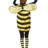 Bee Costume for Women Halloween Costume Bee Dress with Wings Headband Leg Sleeves Funny Costume