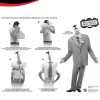 Beetlejuice Beetlejuice Bob Deluxe Costume for Adults by Rubies