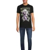 Beetlejuice Men's and Big Men's Graphic Tee with Short Sleeves