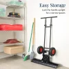 Best Choice Products 36in Galvanized Steel Blade Hand Snow Pusher With 2 Wheels, Adjustable Handle, Black