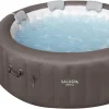 Bestway SaluSpa Miami Inflatable Hot Tub Spa, 71 x 26 in, 2-4 Person, Black - 60104E