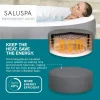 Bestway SaluSpa Miami Inflatable Hot Tub Spa, 71 x 26 in, 2-4 Person, Black - 60104E
