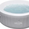 Bestway SaluSpa Miami Inflatable Hot Tub Spa, 71 x 26 in, 2-4 Person, Black - 60104E