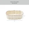 Better Homes & Gardens 10 in x 13 in Cream Figural Pumpkin Stoneware Baking Dish