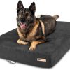 Big Barker Orthopedic Dog Bed, Extra Large, 52in L x 36in W x 7in Th - MicroSuede Cover