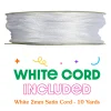 Big Dot of Happiness Spooky Ghost Garland Banner, Halloween Party Decorations Backdrop, 30 Feet of Cord, 15 Paper Ghost