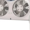 Bionaire Twin Window Fan With Reversible Airflow, 3 Speeds And Remote Control