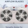 Bionaire Twin Window Fan With Reversible Airflow, 3 Speeds And Remote Control
