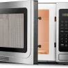 BLACK+DECKER 1.4 Cu Ft 1000 Watt Countertop Microwave Oven, Stainless Steel