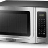 BLACK+DECKER 1.4 Cu Ft 1000 Watt Countertop Microwave Oven, Stainless Steel
