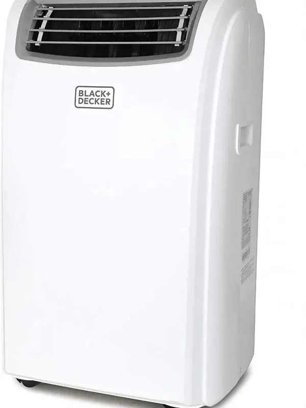BLACK+DECKER 14,000 BTU Portable Air Conditioner With Heater, White - Remote Control