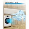 Black+Decker All-In-One Washer-Dryer Combo, 2.7 Cu. Ft., White - BCW27MW