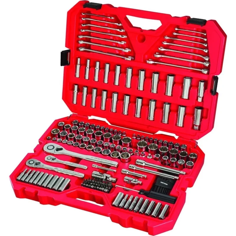 BLACK+DECKER Mechanics Tool Set, SAE/Metric, 189-Piece - CMMT12034