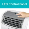 BLACK+DECKER Portable Air Conditioner With Heat And Remote Control, 14,000 BTU, White