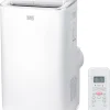 BLACK+DECKER Smart Portable Air Conditioner, 12,000 BTU, Rooms Up To 550 Sq. Ft., White - BPACT08NM