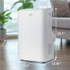 BLACK+DECKER Smart Portable Air Conditioner, 12,000 BTU, Rooms Up To 550 Sq. Ft., White - BPACT08NM