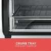 BLACK+DECKER SpaceMaker Under-Cabinet Toaster Oven, Black/Stainless Steel, 9 in Pizza, 4 Slice - TROS1000D