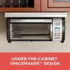 BLACK DECKER SpaceMaker Under Counter Toaster Oven, Digital Controls, Black/Stainless Steel, Fits 9 in Pizza Or 4 Slices
