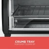 BLACK DECKER SpaceMaker Under Counter Toaster Oven, Digital Controls, Black/Stainless Steel, Fits 9 in Pizza Or 4 Slices