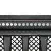 Black Front Grille With LED Off-Road Lights For 07-18 Jeep Wrangler JK - Mars Grille