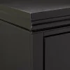 Black Louis Philippe Style California King Sleigh Bed With 2x Nightstands - 3pc Set