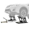 Black Widow Hydraulic Car Lift With Ramp - 3,000 lb. Per Pair Capacity