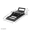 Black Widow Hydraulic Car Lift With Ramp - 3,000 lb. Per Pair Capacity
