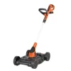 BLACK+DECKER 20V MAX Lithium 12 Inch 3-In-1 Compact Mower - MTC220