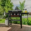 Blackstone 28-Inch 3-Burner Griddle With Hood - XL Flat Top Outdoor Grill Kit