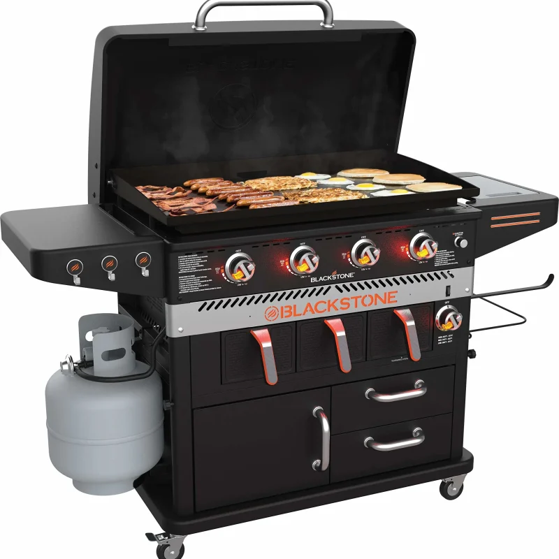 Blackstone 36 in 4-Burner Griddle and Air Fryer Combo - 2118