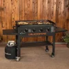 Blackstone 4-Burner 36 in Griddle Cooking Station With Side Shelves