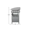 Blackstone ProSeries 4-Burner 36-Inch Griddle Cooking Station With Hood