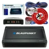 Blaupunkt Monoblock Class D Car Audio Amplifier With 4 Ga Amp Kit - AMP3000D