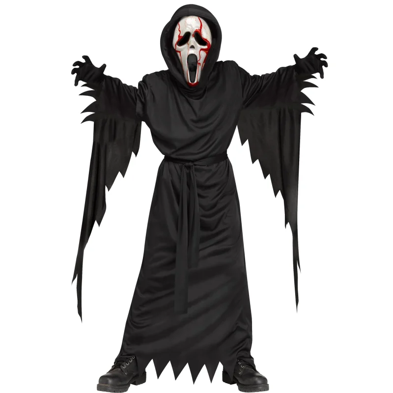 Bleeding Ghost Face Halloween Costume for Children, 5-Piece, by Fun World