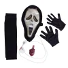 Bleeding Ghost Face Halloween Costume for Children, 5-Piece, by Fun World