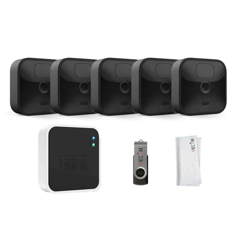 Blink Outdoor 5-Camera Wireless Weather-Resistant 1080p HD Security System With Night Vision And Local Storage