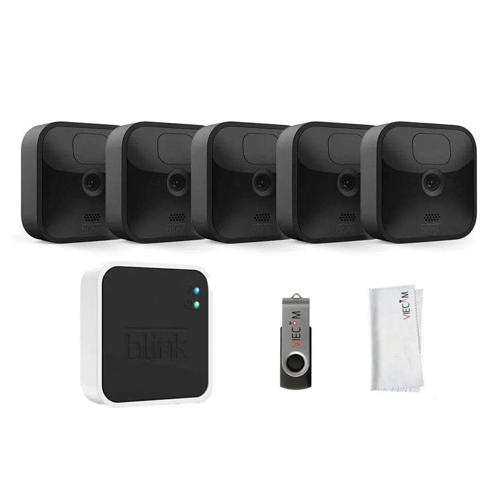 Blink Outdoor 5-Camera Wireless Weather-Resistant 1080p HD Security System With Night Vision And Local Storage