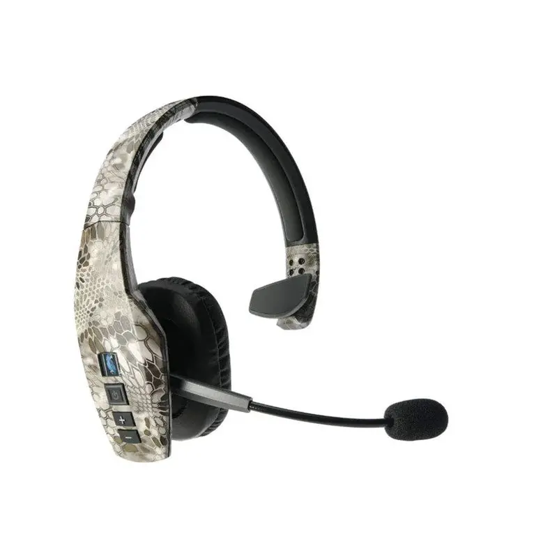 BlueParrott B550-XT Bluetooth Headset - 96% Noise Reduction, Voice Activation, 24-Hour Battery, IP54-Rated Durability
