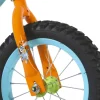 Bluey 12-Inch Kids' BMX Bike With Steel Frame, Coaster Brake, Training Wheels And Plush Carry Bag - Ages 3-5