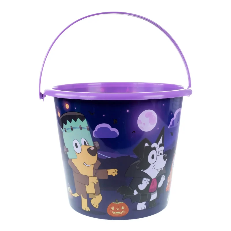 Bluey Jumbo Plastic Halloween Candy Carrier Bucket
