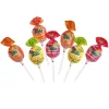 Bon Bon Bum Assorted Flavors Candy Lollipops, 1 Pound Bulk Candy (Approx. 22 pcs.), Individually Wrapped Lollipops with
