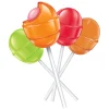 Bon Bon Bum Assorted Flavors Candy Lollipops, 1 Pound Bulk Candy (Approx. 22 pcs.), Individually Wrapped Lollipops with