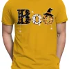 Boo In Halloween T-Shirt Men -Smartprints Designs, Male Large