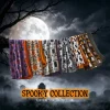 Boo-tique Halloween Plush Soft Oversized Couch Throw Blanket, Cats and Pumpkins, Orange, 50 x 72 in