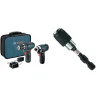 BOSCH 12V Max Cordless Drill/Driver And Impact Driver Combo Kit With 2 Batteries, Charger And Case - CLPK22-120