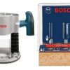 BOSCH Wood Router Tool Combo Kit, 12 Amp, 2.25 Horsepower - 1617EVSPK