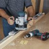 BOSCH Wood Router Tool Combo Kit, 12 Amp, 2.25 Horsepower - 1617EVSPK