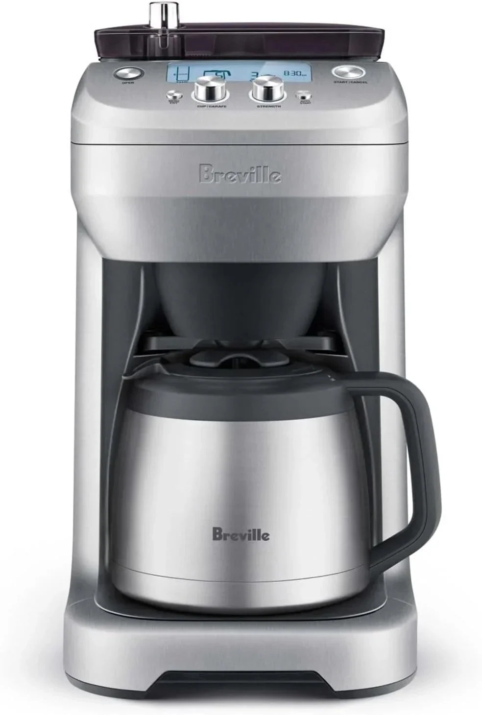 Breville Grind Control Coffee Maker With Grinder, Thermal Carafe, Brushed Stainless Steel - BDC650BSS