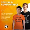 BROOKLYN VERTICAL Adult Halloween Printed T-Shirts Jack O' Lantern Pumpkin Skeleton Fun Costume Designs