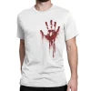 BROOKLYN VERTICAL Adult Halloween Printed T-Shirts Jack O' Lantern Pumpkin Skeleton Fun Costume Designs